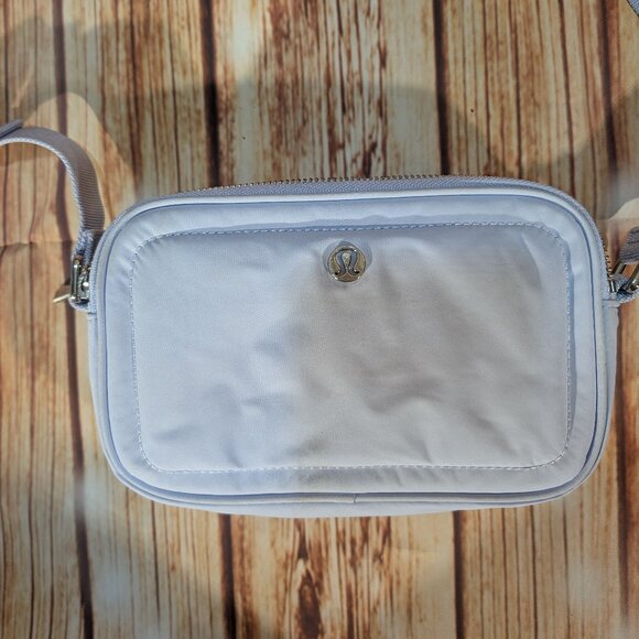 Lululemon Light Blue Dual Pouch Crossbody Bag for Women - Picture 3 of 9